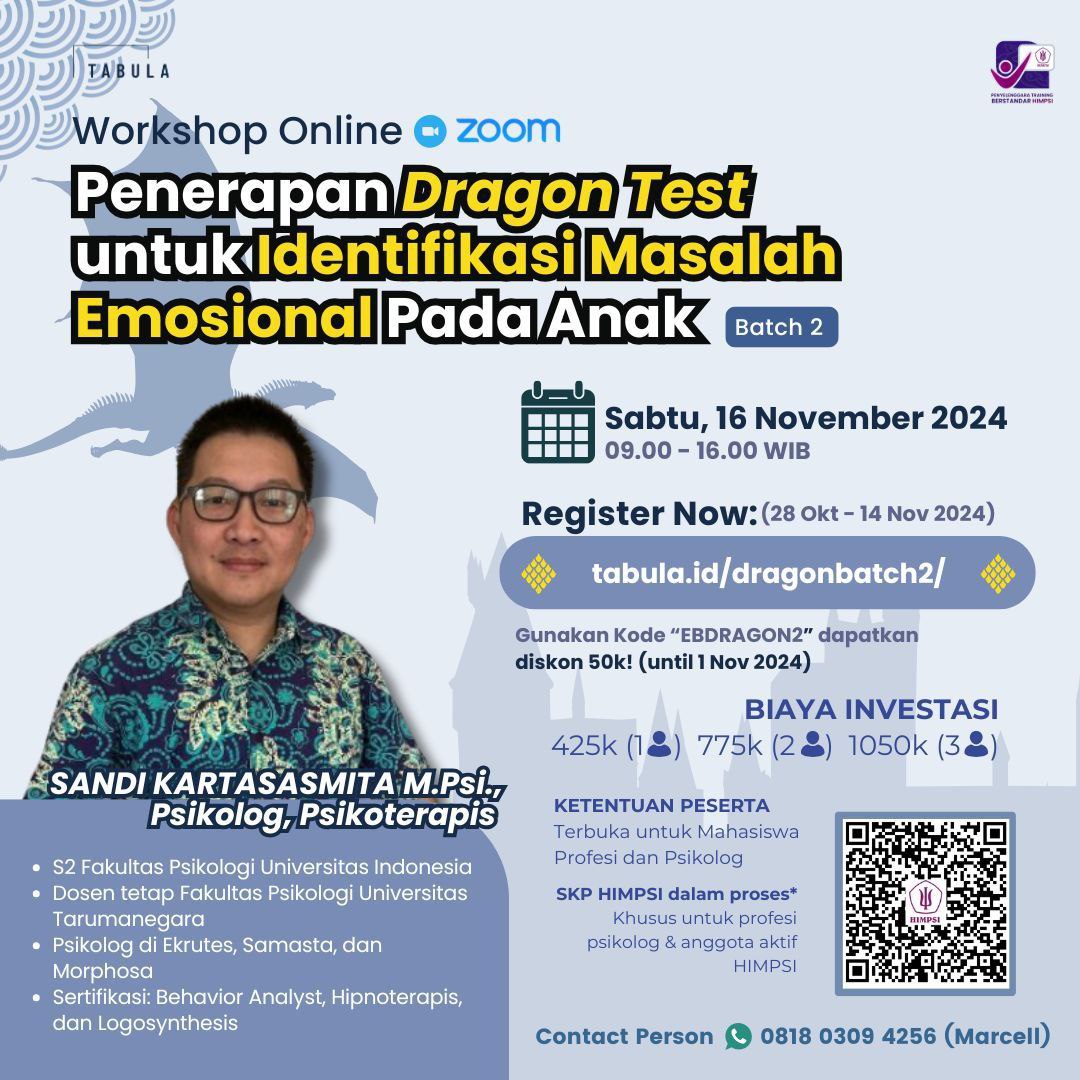 Workshop Penerapan Dragon Test untuk Identifikasi Masalah Emosional